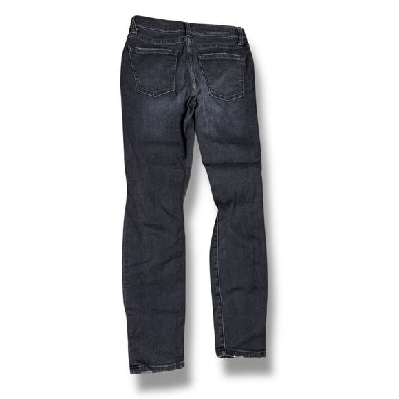 Current/Elliott black skinny jeans two year destroy sz 26x26 - Picture 2 of 8